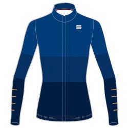 спортивная кофта Sportful Squadra W Jersey тёмно-синяя